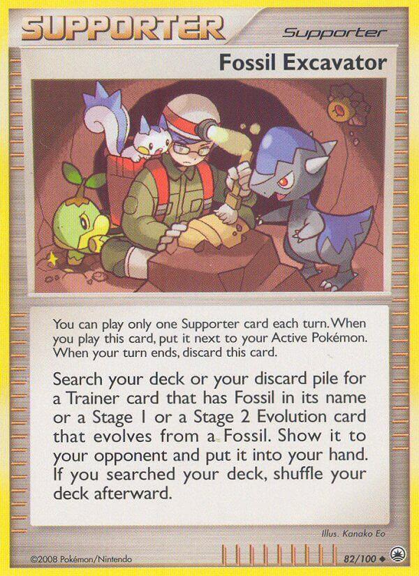 Carte Pokémon: Fossil Excavator [Excavateur de fossiles]