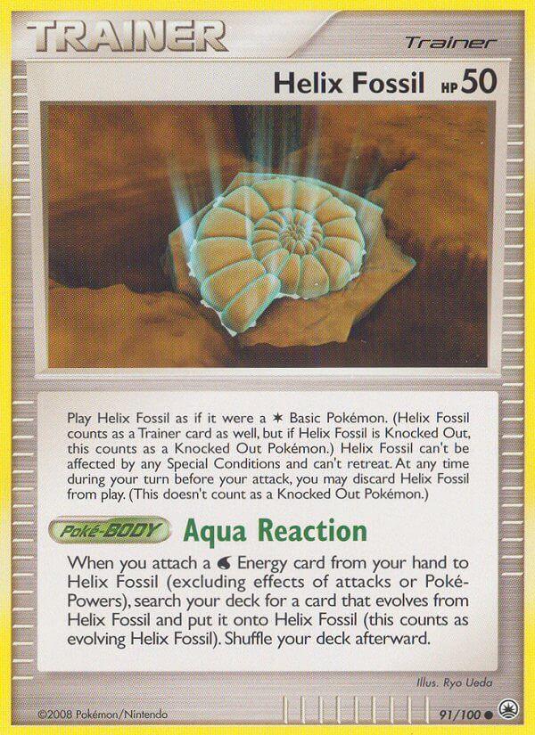 Carte Pokémon: Helix Fossil [Fossile Nautile]