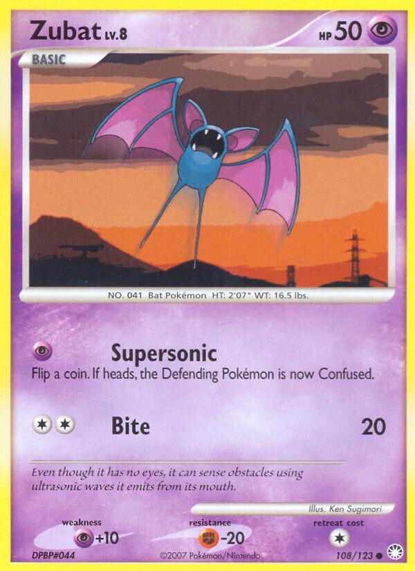 Carte Pokémon: Zubat [Nosferapti]