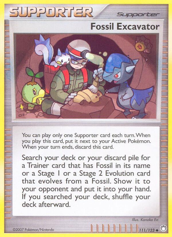 Carte Pokémon: Fossil Excavator [Excavateur de fossiles]