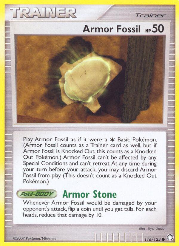 Carte Pokémon: Armor Fossil [Fossile armure]