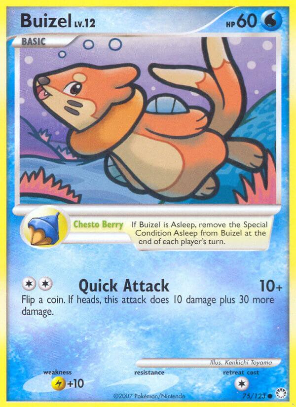 Carte Pokémon: Buizel [Mustébouée]