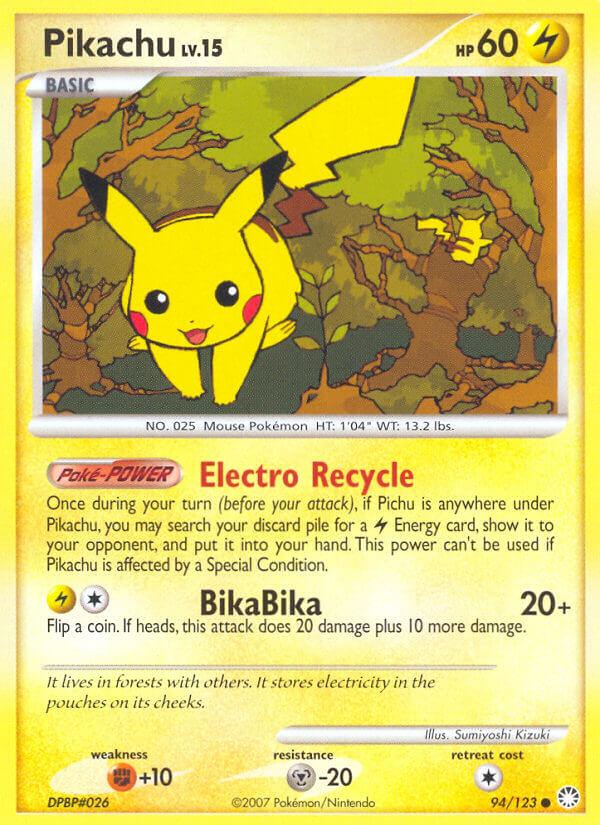 Carte Pokémon: Pikachu [Pikachu]