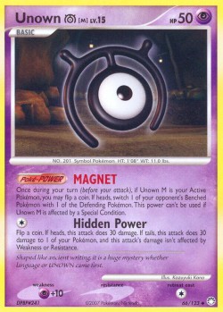 Carte Pokémon: Unown [M]