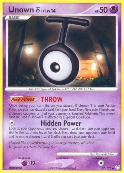 Carte Pokémon: Unown [T]