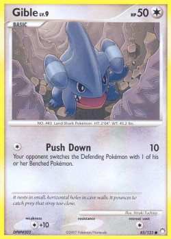 Carte Pokémon: Gible