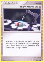 Carte Pokémon: Maintenance nocturne