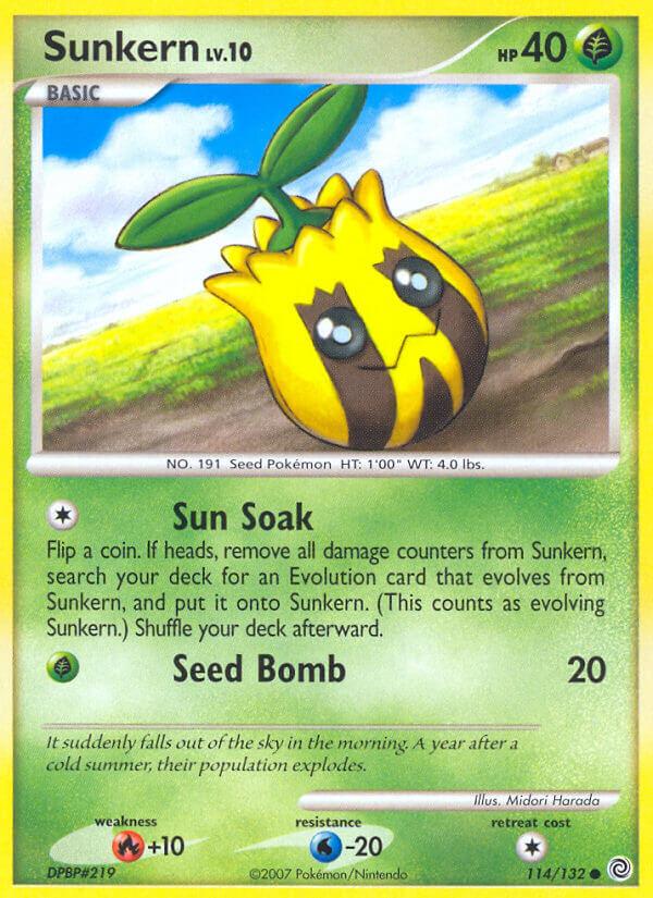 Carte Pokémon: Sunkern [Tournegrin]