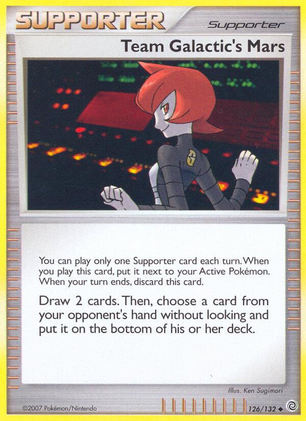 Carte Pokémon: Team Galactic's Mars [Mars de la Team Galaxie]