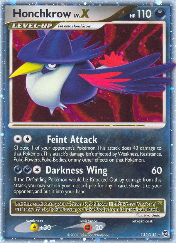 Carte Pokémon: Honchkrow LV.X [Corboss NIV.X]