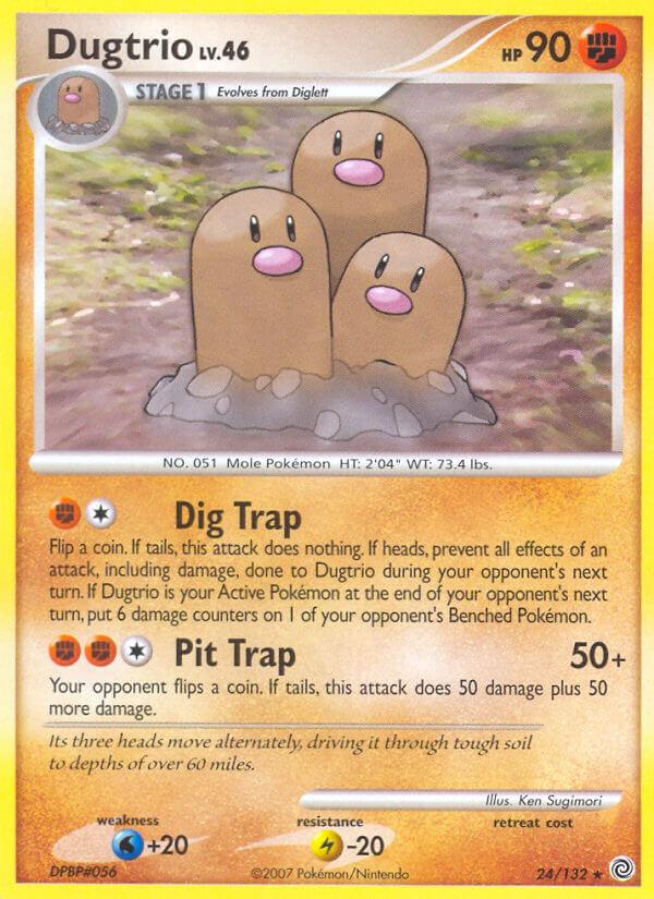 Carte Pokémon: Dugtrio [Triopikeur]