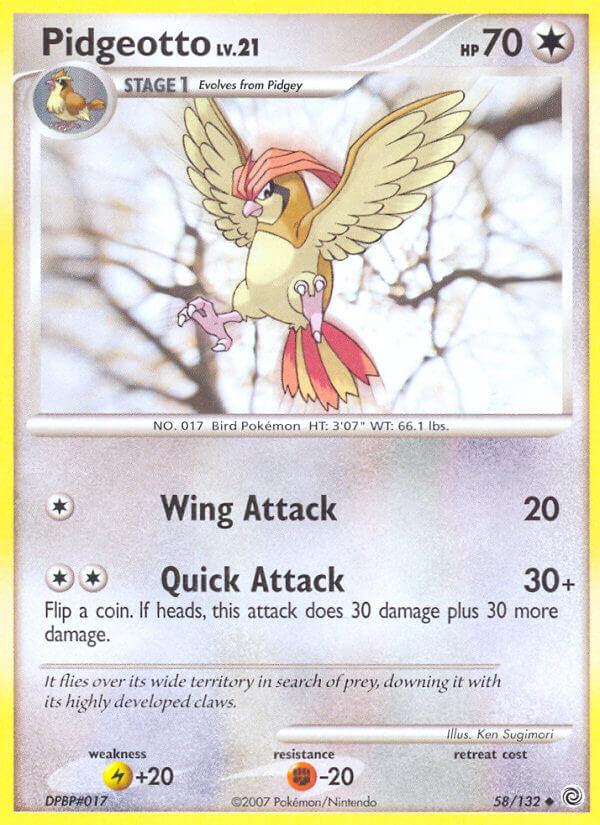 Carte Pokémon: Pidgeotto [Roucoups]