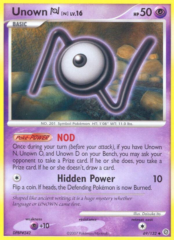 Carte Pokémon: Unown [N] [Zarbi [N]]