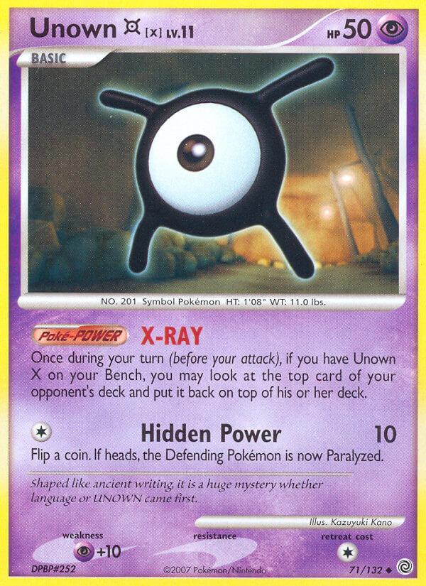 Carte Pokémon: Unown [X] [Zarbi [X]]