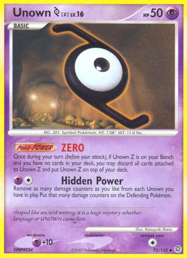 Carte Pokémon: Unown [Z] [Zarbi [Z]]