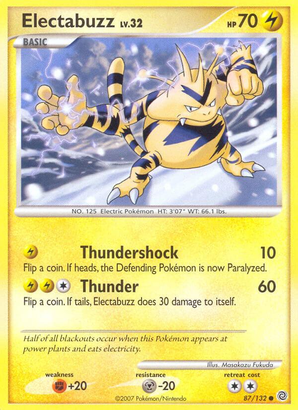 Carte Pokémon: Electabuzz [Elektek]