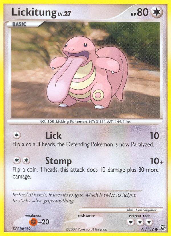 Carte Pokémon: Lickitung [Excelangue]