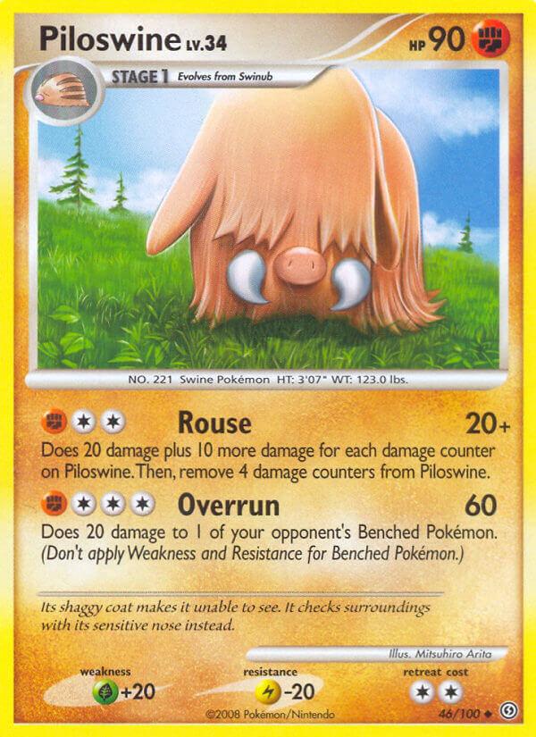 Carte Pokémon: Piloswine [Cochignon]