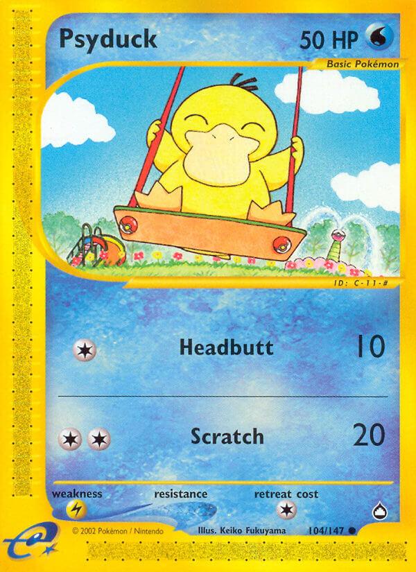 Carte Pokémon: Psyduck [Psykokwak]