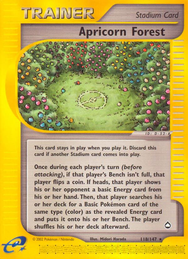 Carte Pokémon: Apricorn Forest [Forêt de noigrumes]