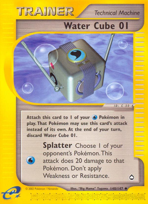 Carte Pokémon: Water Cube 01 [Cube d'eau 01]