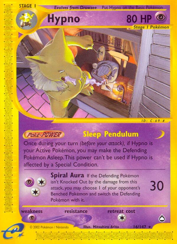 Carte Pokémon: Hypno [Hypnomade]