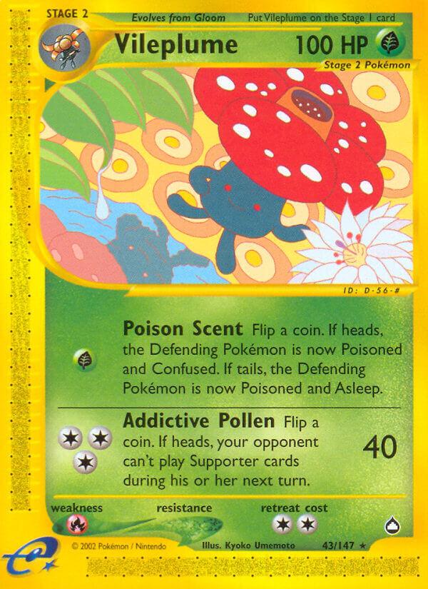 Carte Pokémon: Vileplume [Rafflesia]