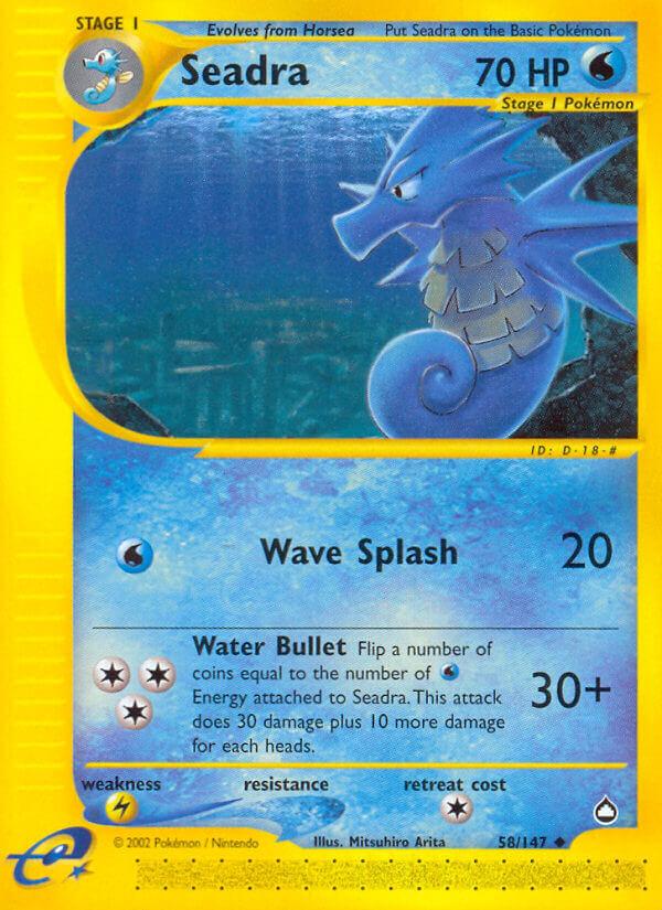 Carte Pokémon: Seadra [Hypocéan]