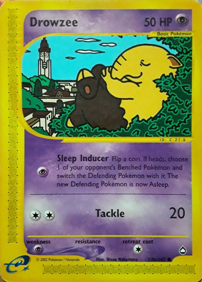 Carte Pokémon: Drowzee [Soporifik]