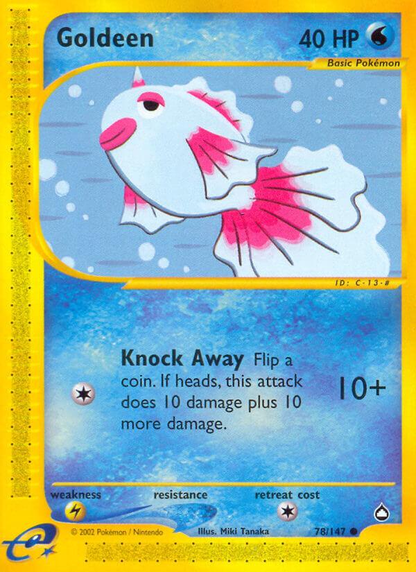 Carte Pokémon: Goldeen [Poissirène]