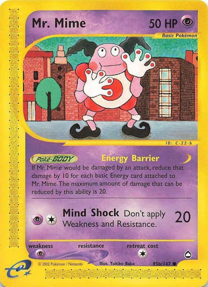 Carte Pokémon: Mr. Mime [M. Mime]