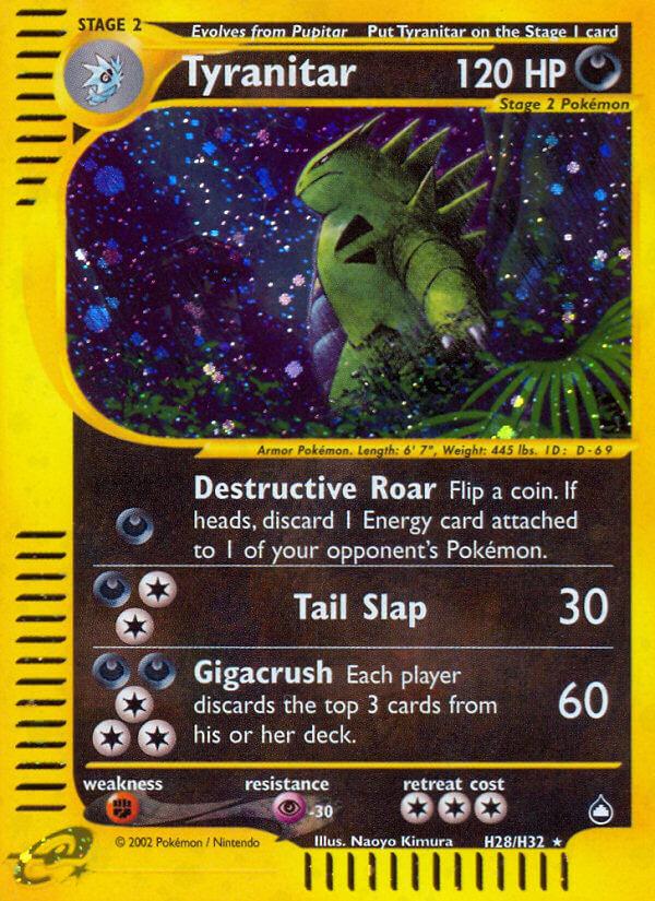 Carte Pokémon: Tyranitar [Tyranocif]