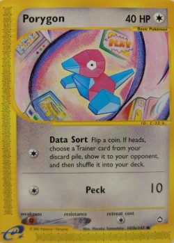 Carte Pokémon: Porygon