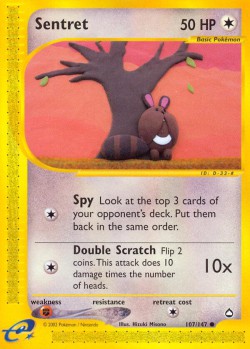 Carte Pokémon: Sentret