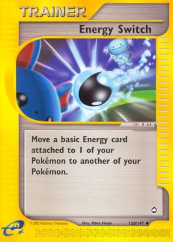 Carte Pokémon: Energy Switch