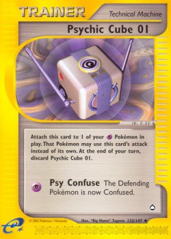 Carte Pokémon: Psychic Cube 01