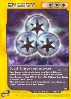 Carte Pokémon: Boost Energy