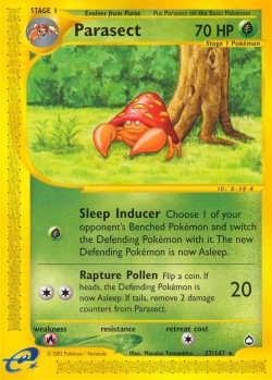 Carte Pokémon: Parasect