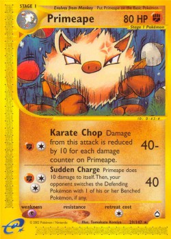 Carte Pokémon: Primeape