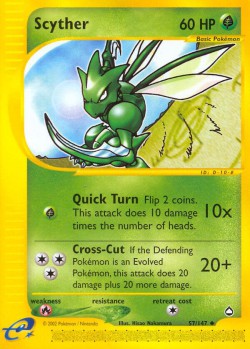 Carte Pokémon: Scyther