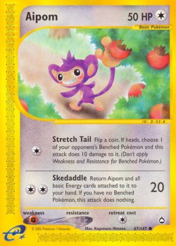 Carte Pokémon: Aipom