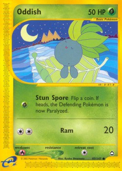 Carte Pokémon: Oddish