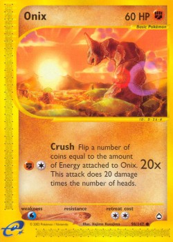 Carte Pokémon: Onix