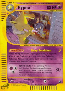 Carte Pokémon: Hypno