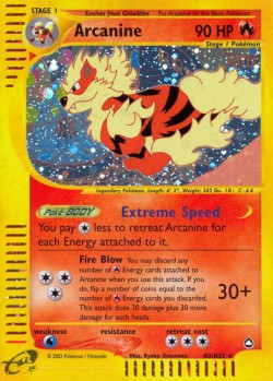 Carte Pokémon: Arcanine