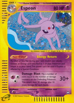 Carte Pokémon: Espeon