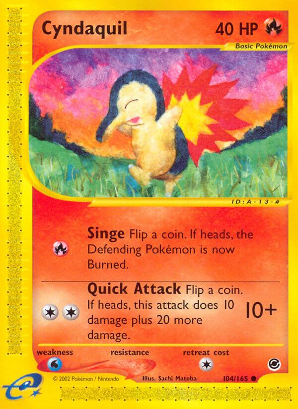 Carte Pokémon: Cyndaquil [Héricendre]