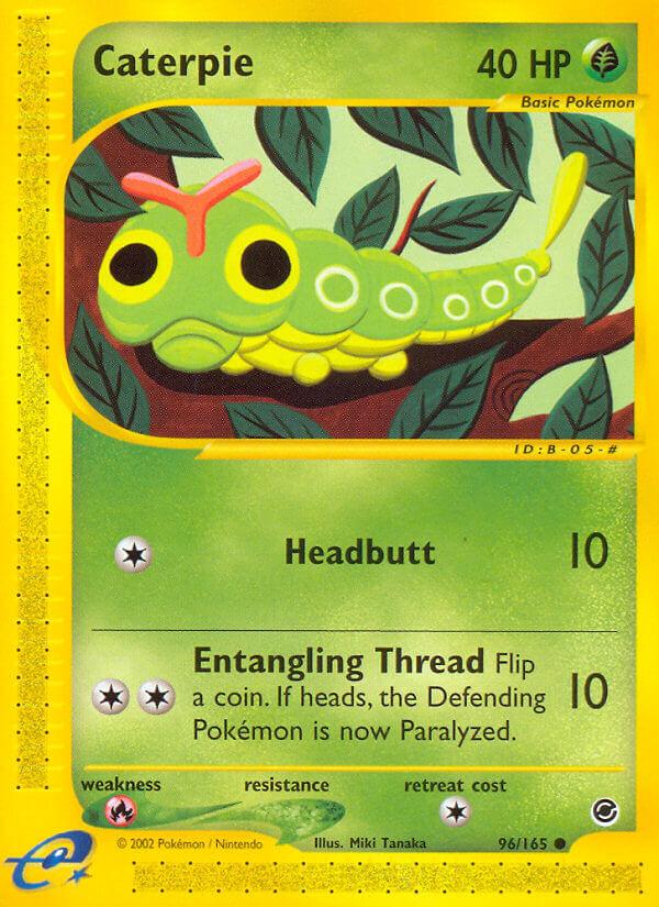 Carte Pokémon: Caterpie [Chenipan]