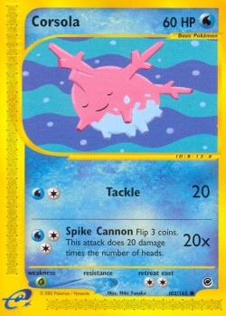 Carte Pokémon: Corsola