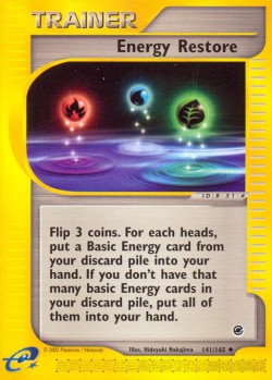 Carte Pokémon: Energy Restore